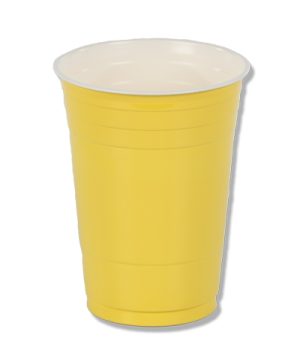 VASO BICOLOR #18 AMARILLO